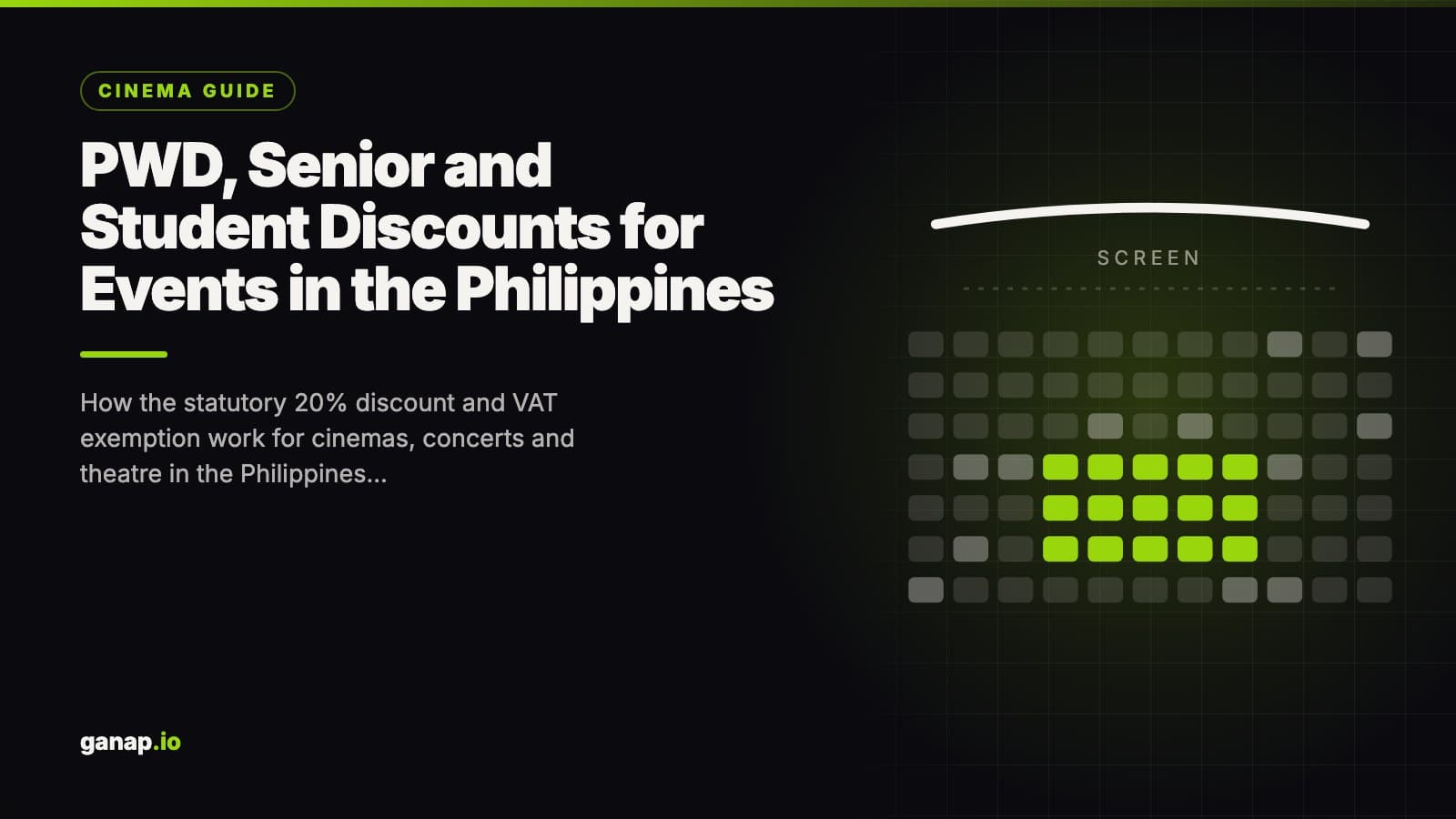 PWD, Senior and Student Discounts for Events in the Philippines