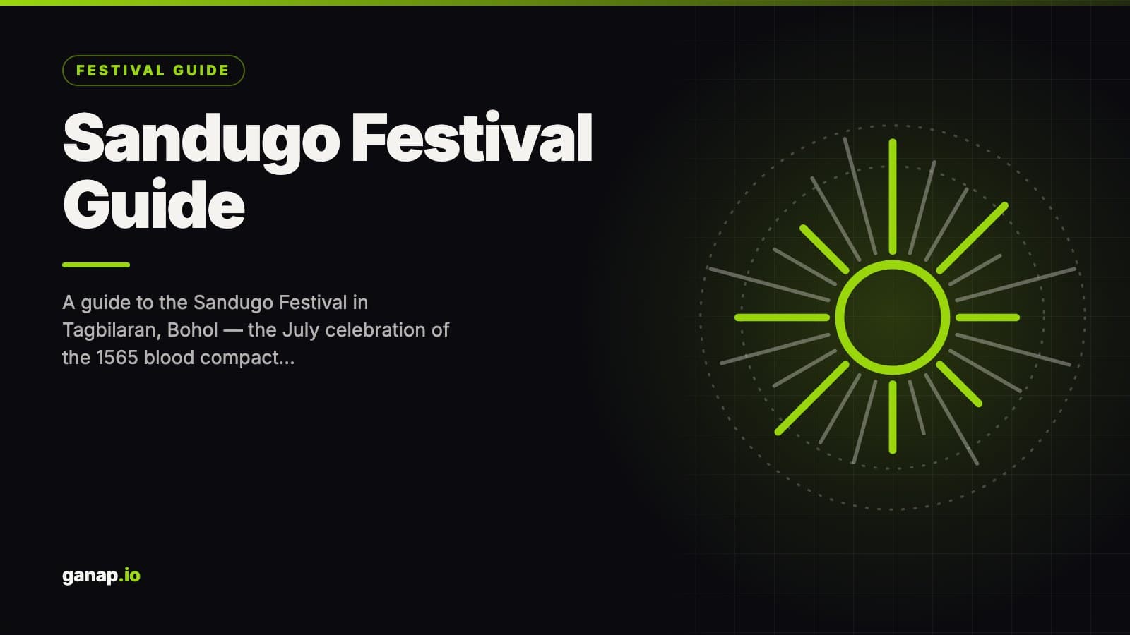 Sandugo Festival Guide: Bohol's Blood Compact, Every July